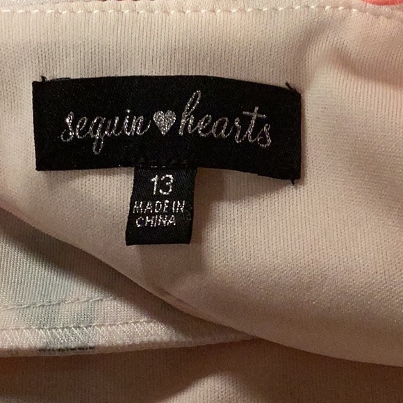 Sequin Hearts Floral Mini Dress - Picture 4 of 7